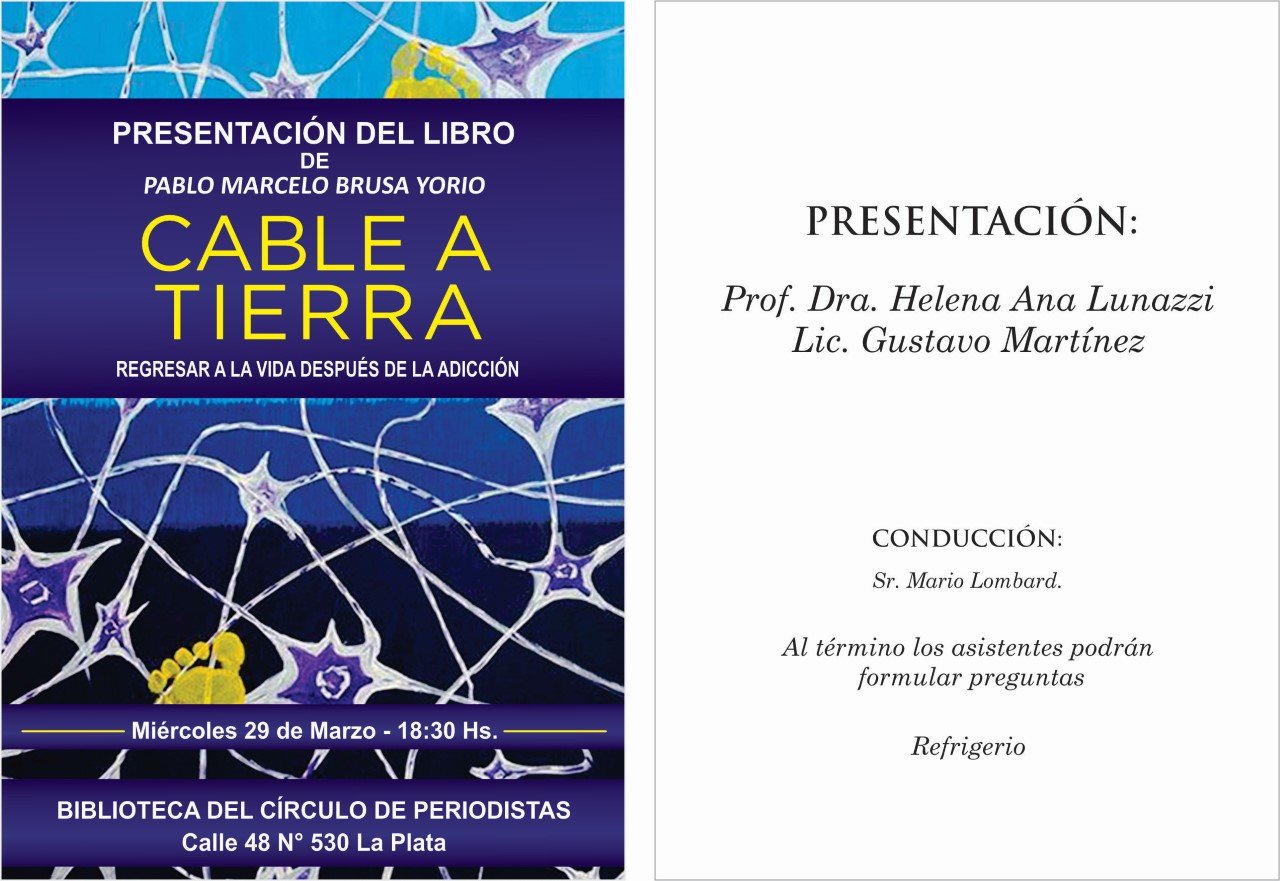 Presentan el libro “Cable a tierra” en el Circulo de Periodistas