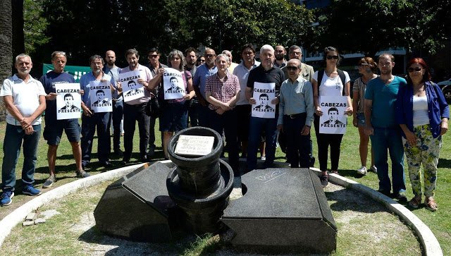Periodistas y reporteros gráficos recordaron a Cabezas en La Plata