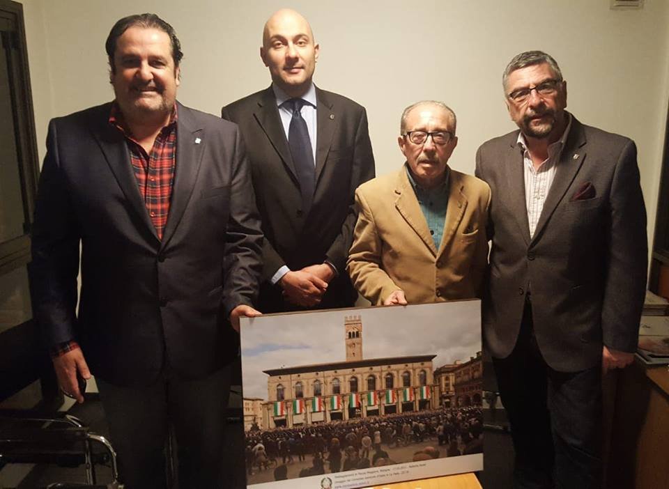El Cónsul de Italia, Iacopo Foti, visitó el Círculo de Periodistas de la Provincia de Buenos Aires