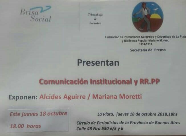Comunicación Institucional y RR.PP en el Círculo de Periodistas de la Provincia de Buenos Aires