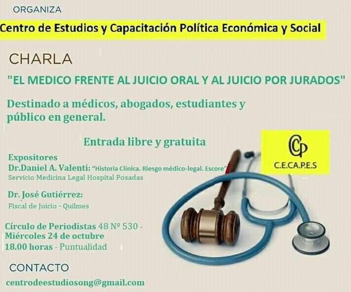 Charla en el Círculo de Periodistas de la Provincia de Buenos Aires