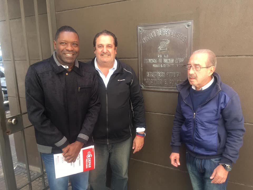 Nos visitó Mario Luis Benítez Arboleda, presidente del Círculo de Periodistas del Chocó, Colombia