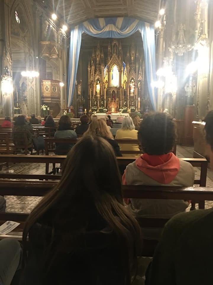En el Día del Periodista se ofició una misa en la Iglesia San Ponciano