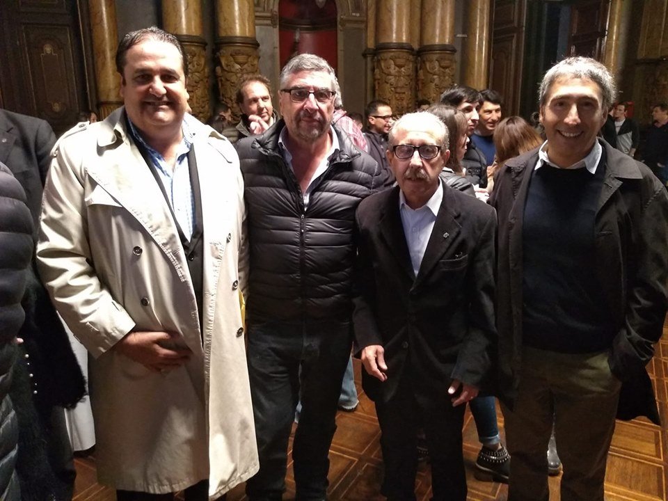 El Círculo de Periodistas participó del ágape en la Municipalidad de La Plata