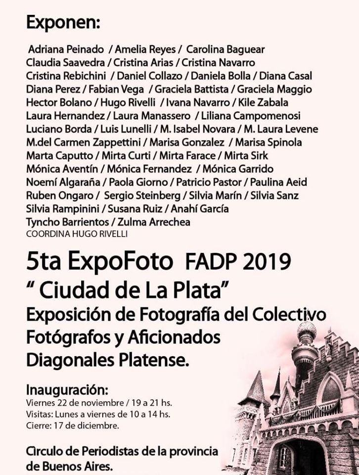 Exposición fotográfica en el Círculo de Periodistas de la Provincia de Buenos Aires