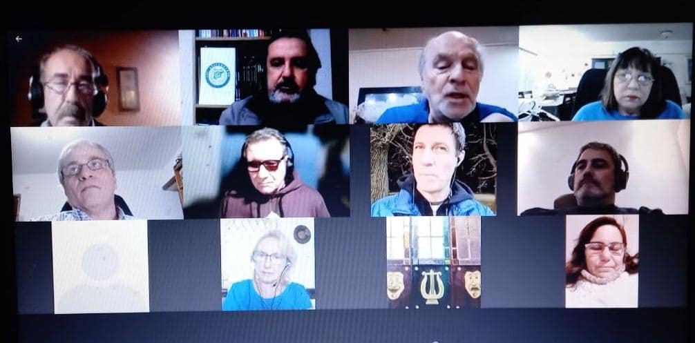 El periodista televisivo Federico Sebber disertó en el Círculo de Periodistas de la Provincia de Buenos Aires.