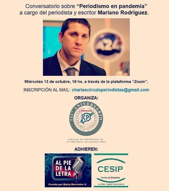 Conversatorio sobre Periodismo en Pandemia