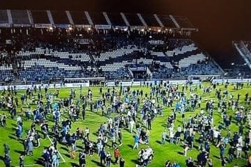 Incidentes en el partido Gimnasia – Boca